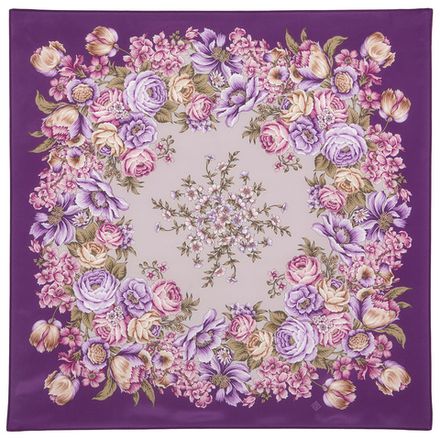 Павловопосадский платок Цветы для любимой 1595-15