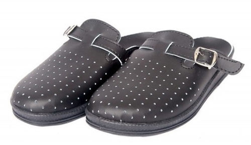 Сабо мужские черные искусственная кожа Step (10-14-2)