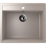 МОЙКА ULGRAN КВАДРАТНАЯ КЕРАМОГРАНИТ U-104 ПЕСОК 302