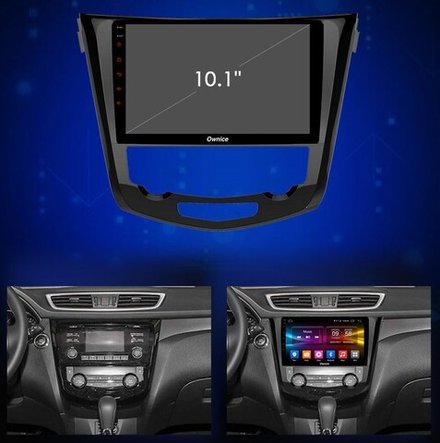Магнитола для Nissan X-Trail T32, Qashqai J11 2014-2022 (поддержка автопарковки) - Carmedia OL-1668 IPS, Android 10, 8 ядер (TS18), 4G SIM-слот