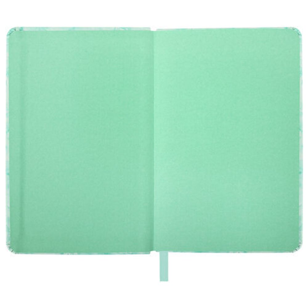 Ежедневник датированный 2023 А5 138x213 мм BRAUBERG "Marble", под кожу, бирюзовый, 114020