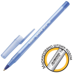 143977 Ручка шариковая BIG Round Stic синяя 1мм