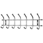 Вешалка настенная 7 крючков, 670, Матовый серый, ВНТ7/МС