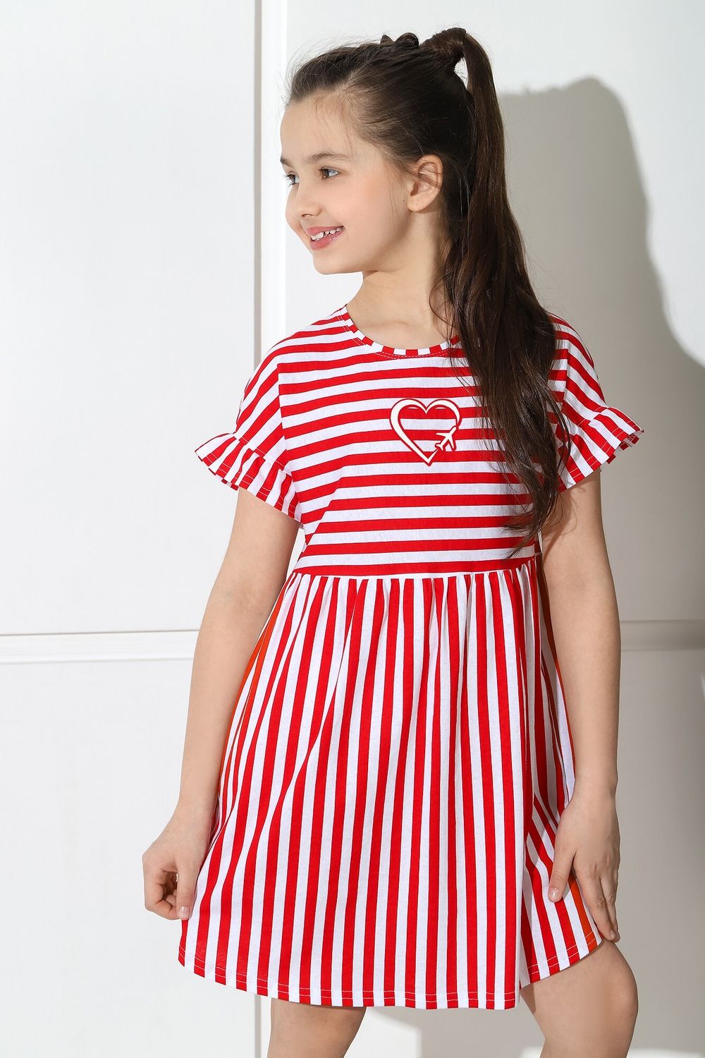 Платье для девочки Лагуна-1 Виотекс КРАСНЫЙ