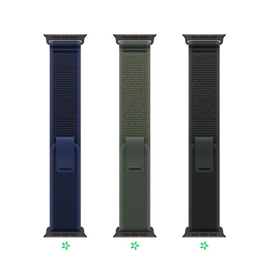 Apple Watch Ultra 2 GPS + Cellular, 49 мм, корпус черного из титана, ремешок Trail черного цвета, размер M/L