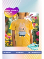 Термонаклейка на одежду, термопринт Лабубу