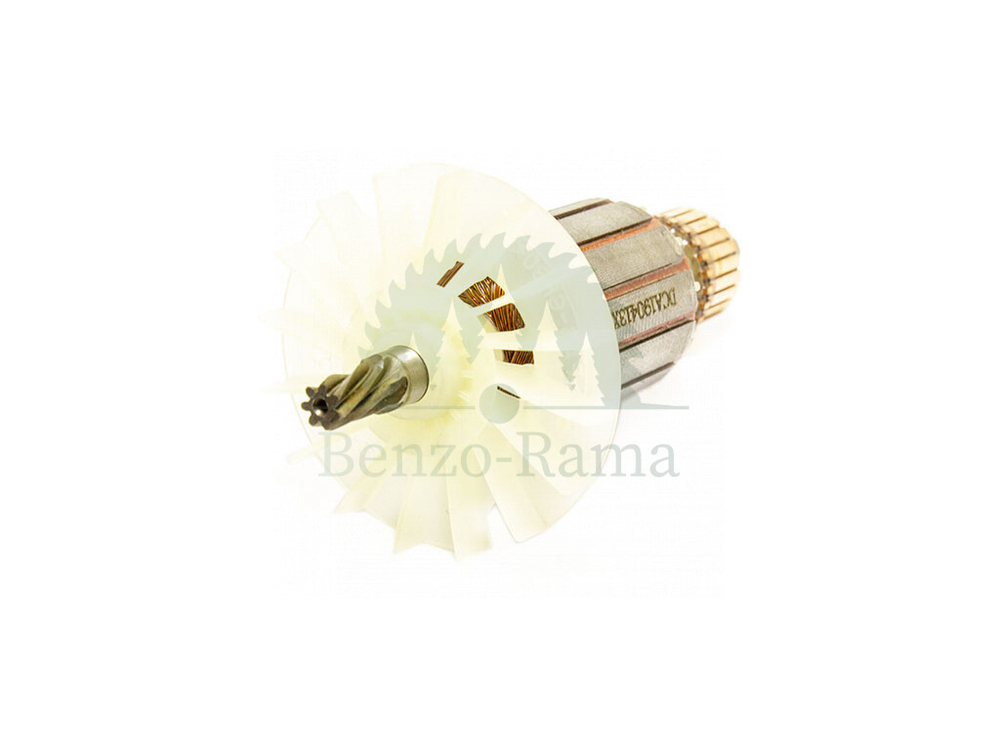 Ротор (якорь) для перфоратора Bosch GBH 2-28DFV L-137 mm, D-35 mm, 7 зубьев наклон влево