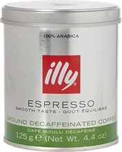 Кофе молотый illy DECAF без кофеина 125 г