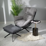 Кофейный столик Solid диам.40см x 58см, чёрный, металл