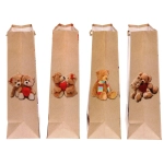 Пакет подарочный «Милый мишка» 26*32*10 см, микс