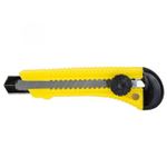 Нож канцелярский Basir строительный, 18 мм, жёлтый