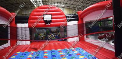 Надувная спортивная площадка "Три в одном", 16*8*2,2 м