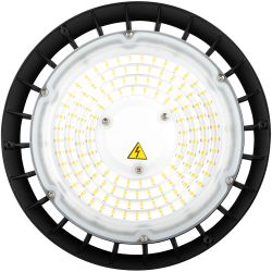 Светильник светодиодный подвесной ЭРА SPP-407-090-50K-100 100Вт 15000лм 5000K 80Ra Кп<5% КСС Г | Светильники для высоких пролетов (хайбеи)