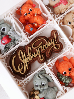 Сладкий новогодний подарок "Новогодняя сказка" #2 / Подарок из шоколада на новый год