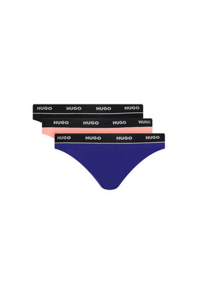 Стринги 3 пары Hugo Bodywear - фиолетовый(50480150)