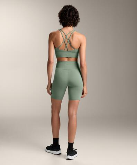 OYSHO Легинсы-велосипедки Comfortlux с высокой посадкой длиной 20 см, бледно-зеленый