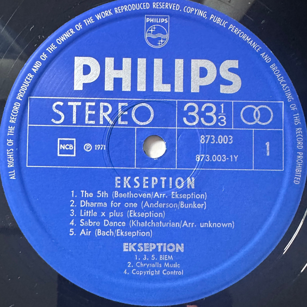Ekseption - Ekseption (Скандинавия 1971г.)