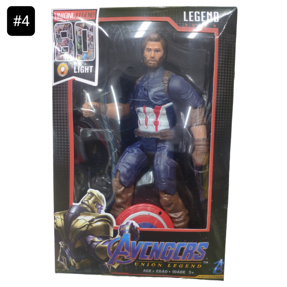 Фигурки супергероев Мстители Марвел, "AVENGERS - Union Legend / Unionl Legend, 80 Light/ 8шт
