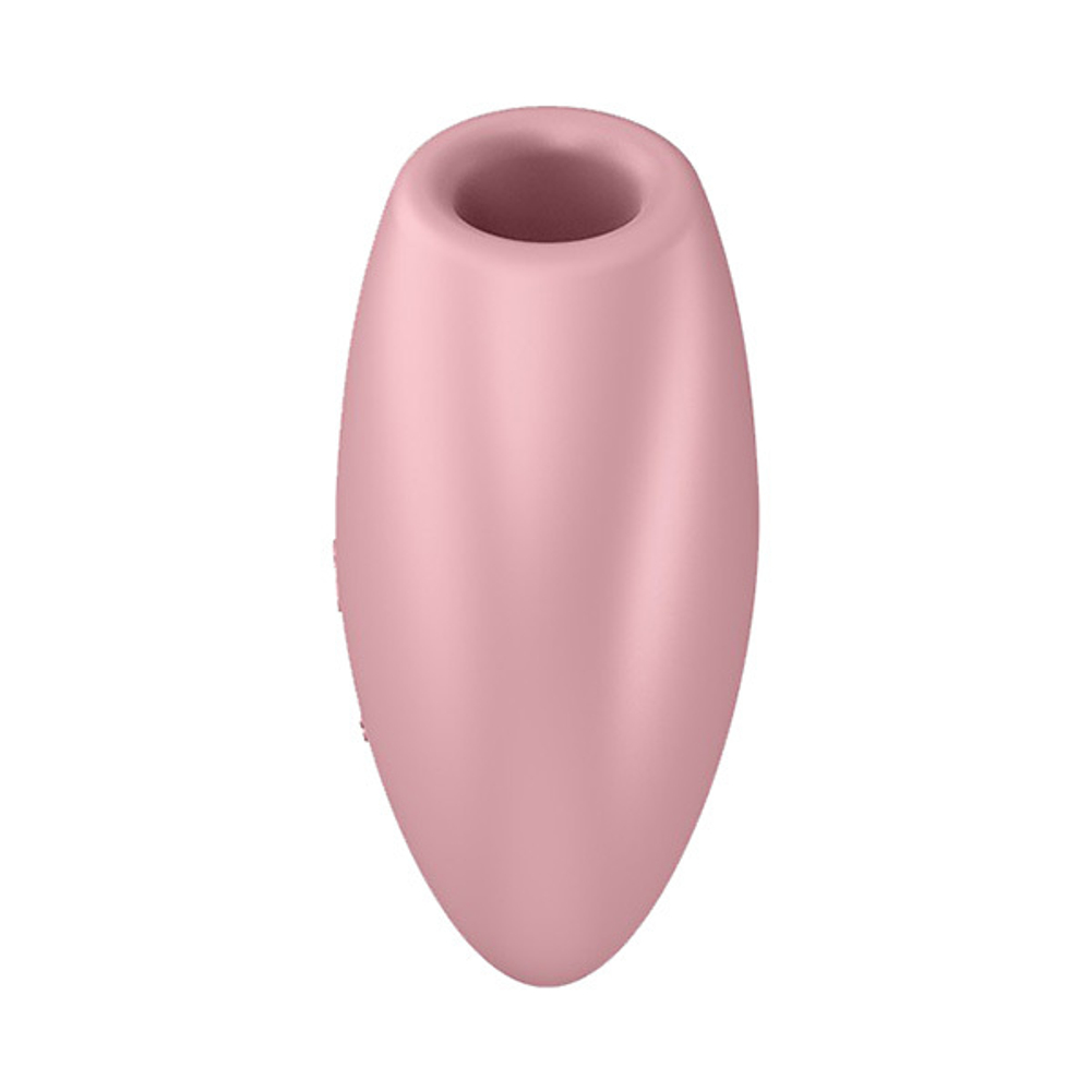 Розовый вибромассажер 7,5см с вакуум-волновой стимуляцией Satisfyer Cutie Heart J2018-276-1