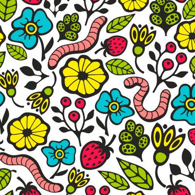 Червяки в саду