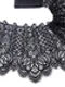 01-58 Кружево шантильи 25 см, черный 170