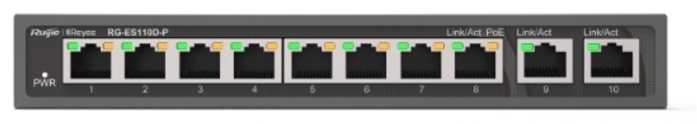 Коммутатор Ruijie RG-ES110D-P