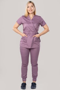 Костюм медицинский женский 386 ПЫЛЬНАЯ РОЗА