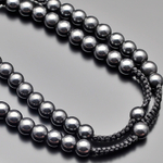 Бусы шамбала из гематита с крестом "Rico La Cara" AMX000113