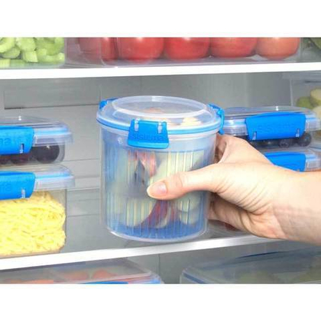 Контейнер круглый 700мл Sistema Fresh синий