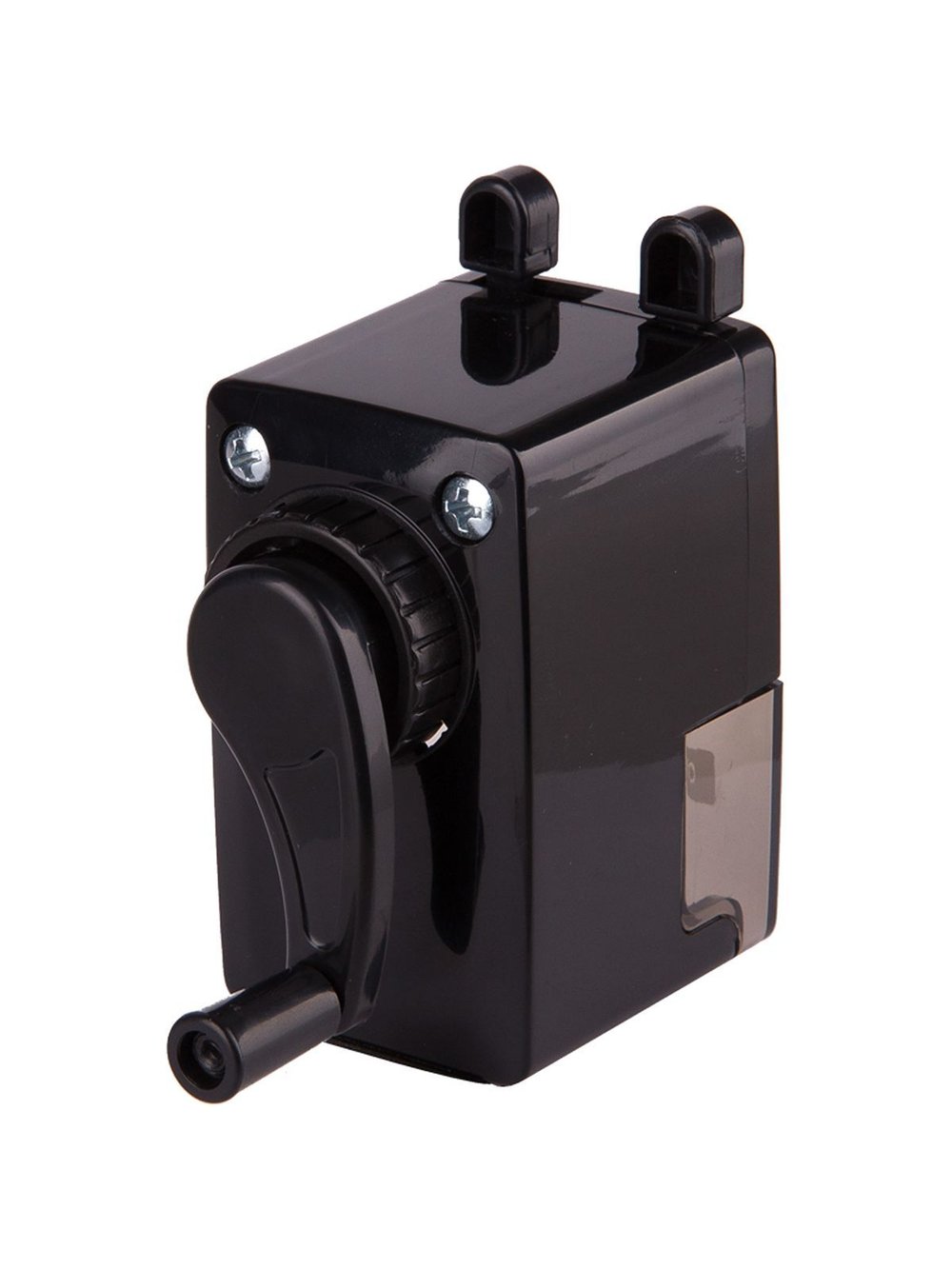 Точилка механическая пластиковый корпус черная