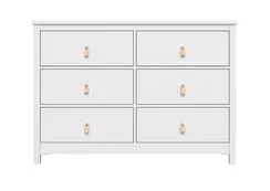 Комод Wood 6 ящиков (белый)