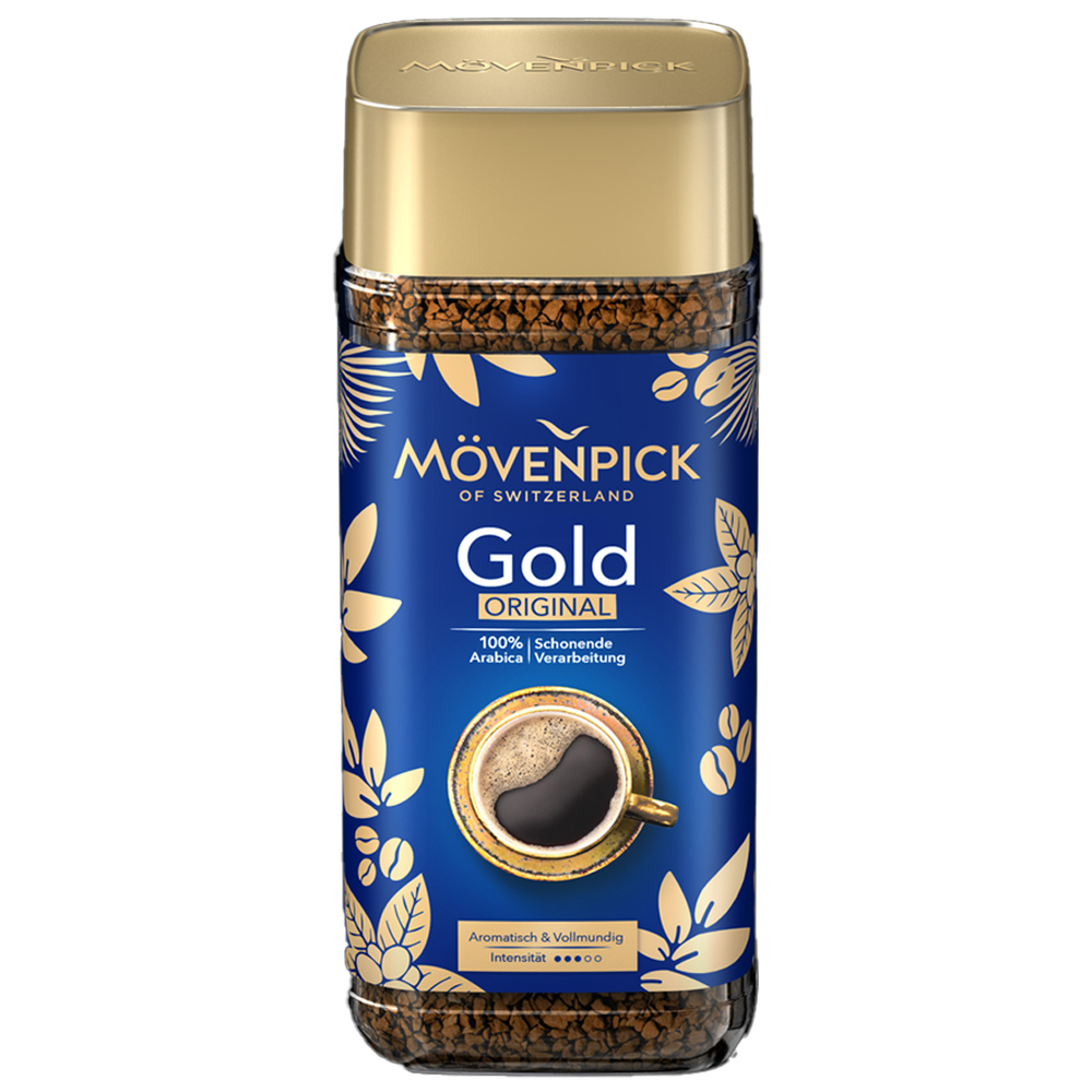 Кофе растворимый Movenpick Gold Original 100 г, Мовенпик 100% арабика