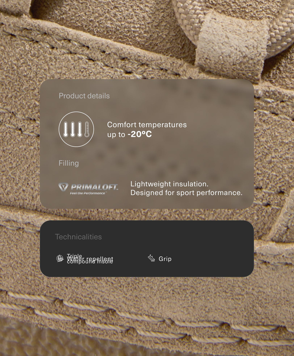 OYSHO Технически кожаные ботинки на шнуровке, песочный