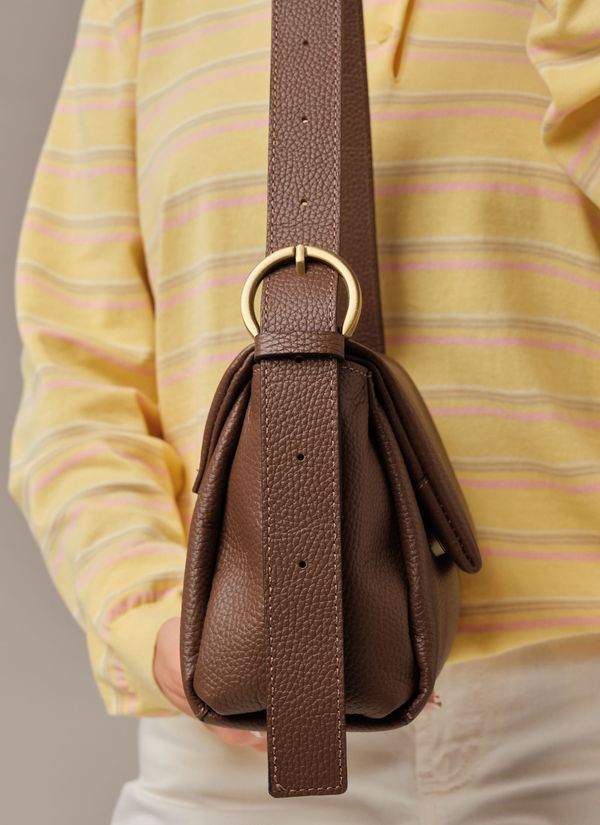 Кожаная сумка Nova DBR 31391 коричневый какао