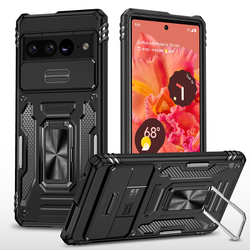 Чехол Safe Case с кольцом и защитой камеры для Google Pixel 7 Pro