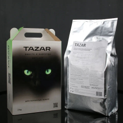 TAZAR Сухой корм для стерилизованных кошек с курицей и индейкой 2кг
