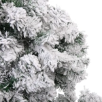 Ёлка «Камелия» 120 см, ПВХ с белым инеем (210 веток)