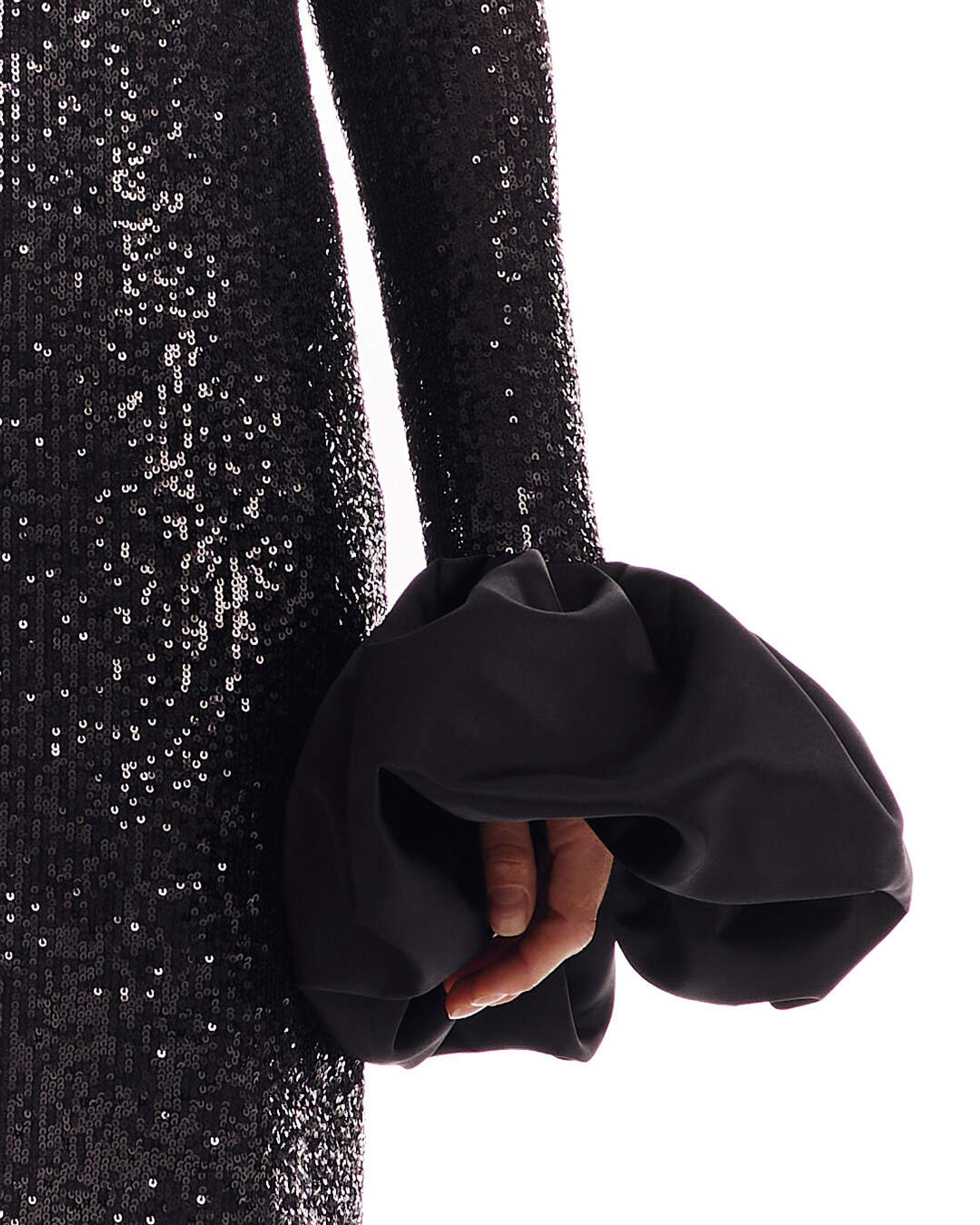 Платье SATURNA (Сатурна) пайеточное черное