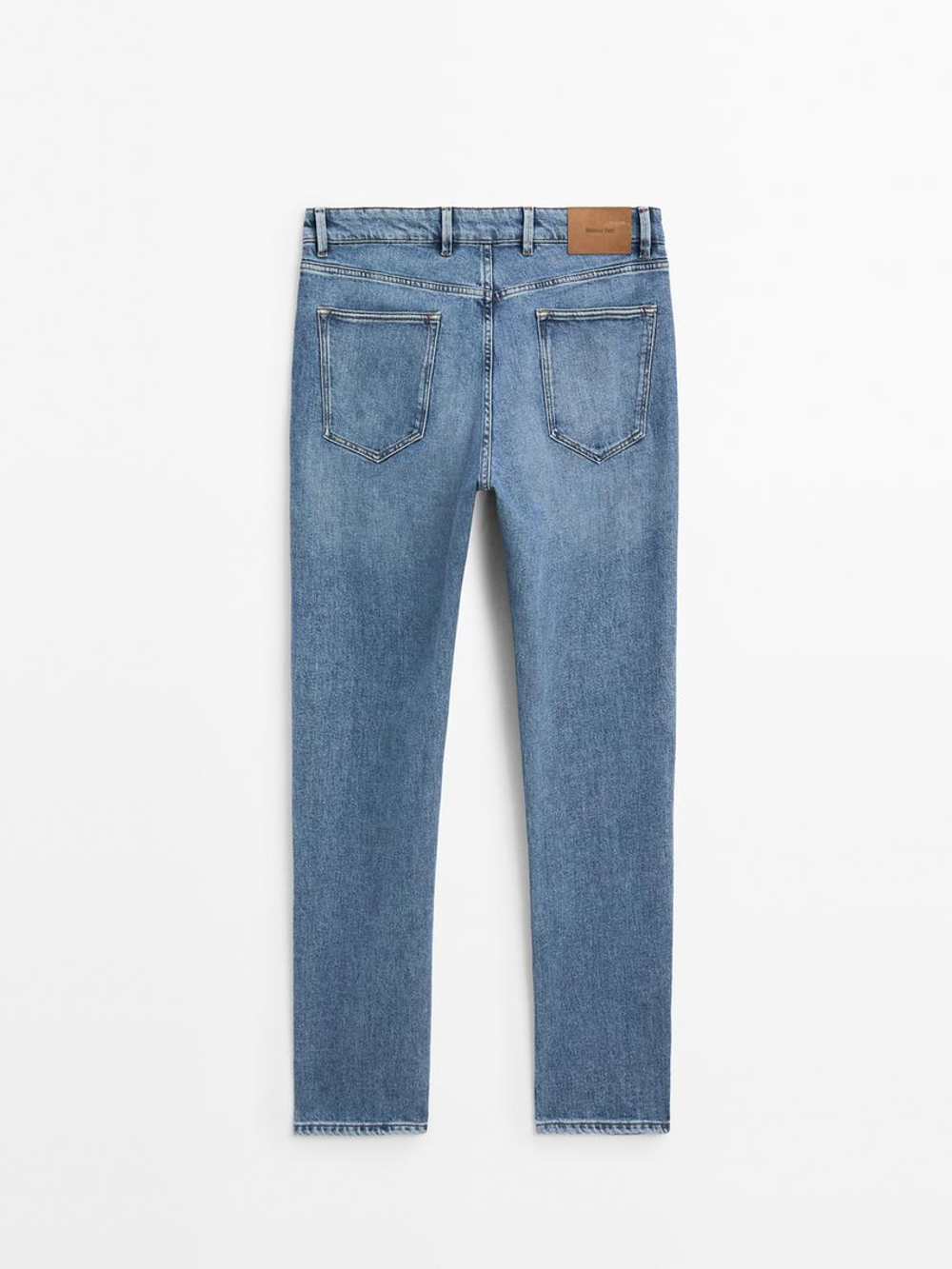 Massimo Dutti Зауженные джинсы, индиго