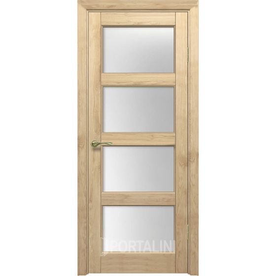 Купить Межкомнатная дверь массив дуба Порталини 9 остеклённая