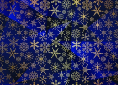 Бумага упаковочная 50х70 см «Роскошная метель» (1 лист)