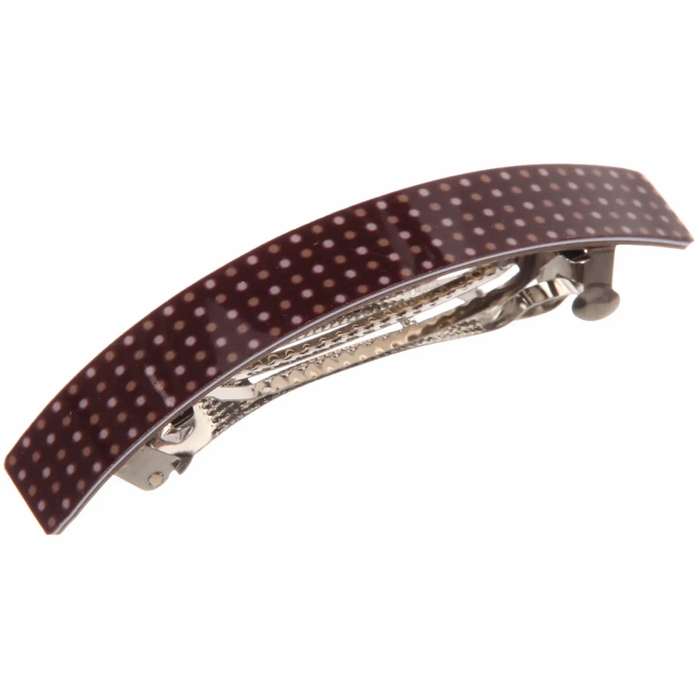 Заколка автомат «Women's style - Тандем», 9,5*1см, микс 6 цветов