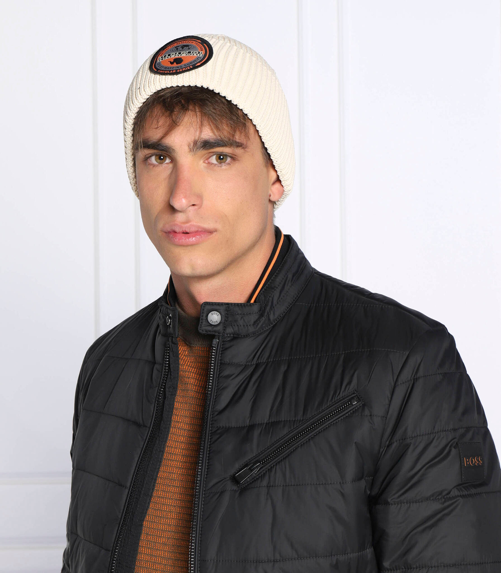 шапка circular Napapijri - бежевый(NP0A4H7X)