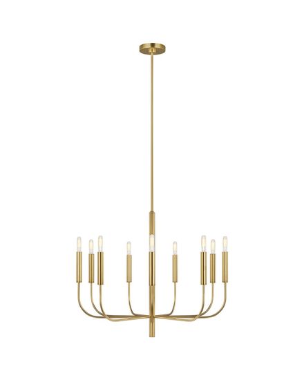 Большая золотая люстра “Уорвик”