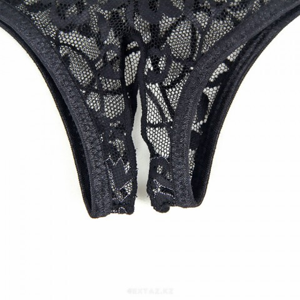 Стринги с доступом Black Bow, M