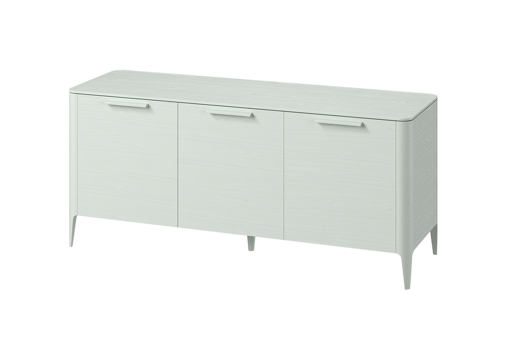 Тумба Type oak 3 двери ширина 160 см (белый)