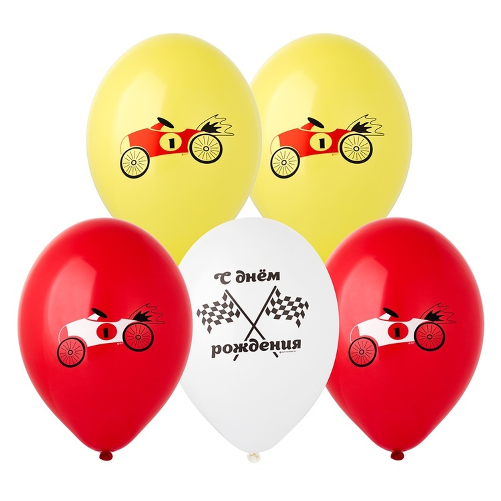 Латексный шар «Машинка Ретро», 36 см