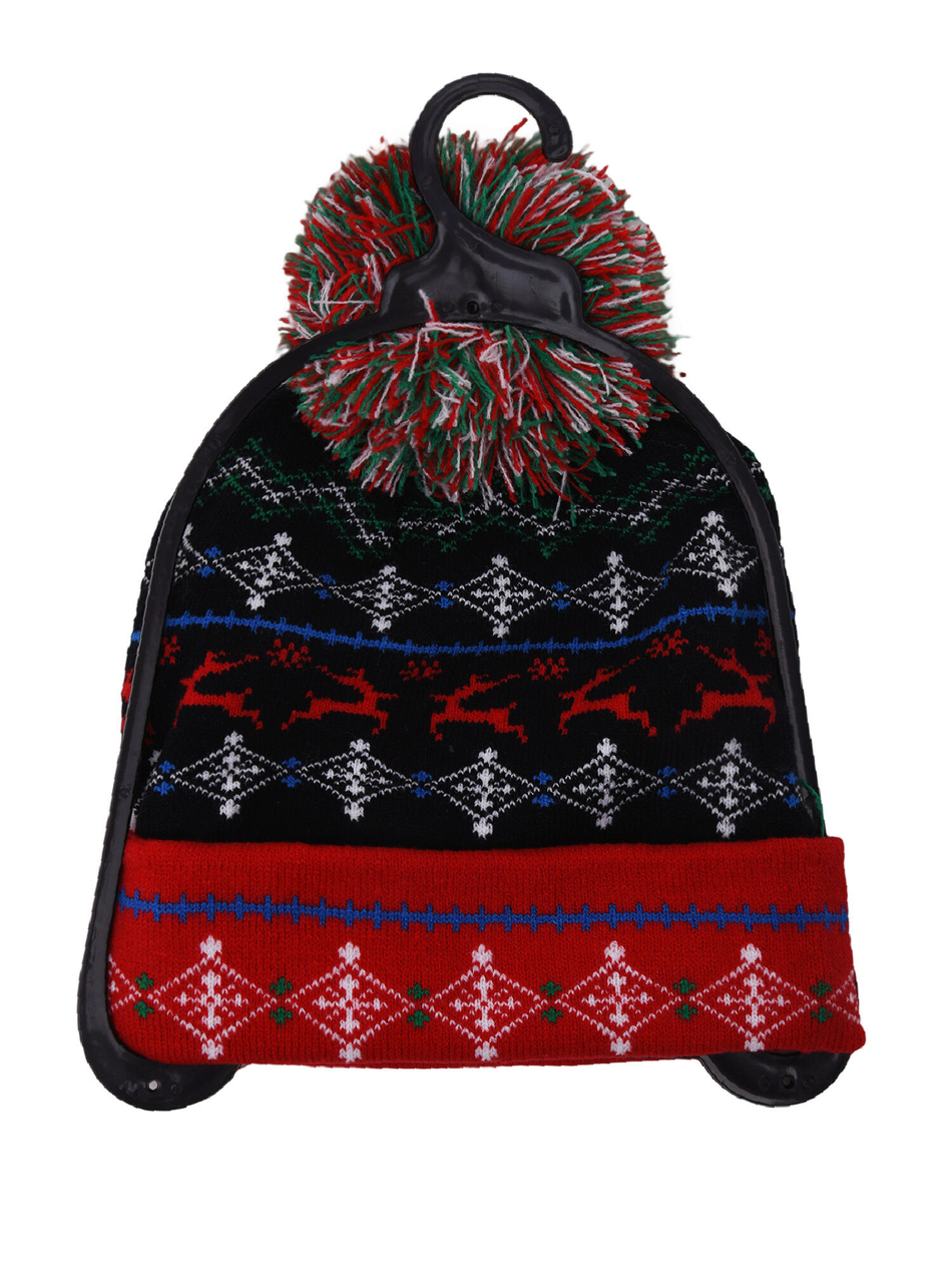 Шапка новогодняя со светодиодными лампочками.