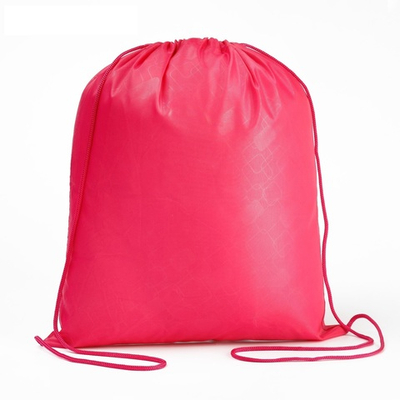 Мешок для сменной обуви, Calligrata, Стандарт, 420х340 мм, красный, полиэстер, 1, в плёнке