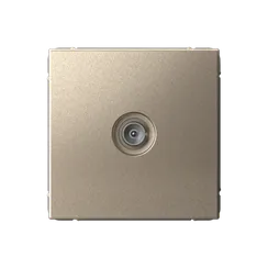 Розетка телевизионная проходная TV ArtGallery 4дБ механизм шампань SE GAL000592